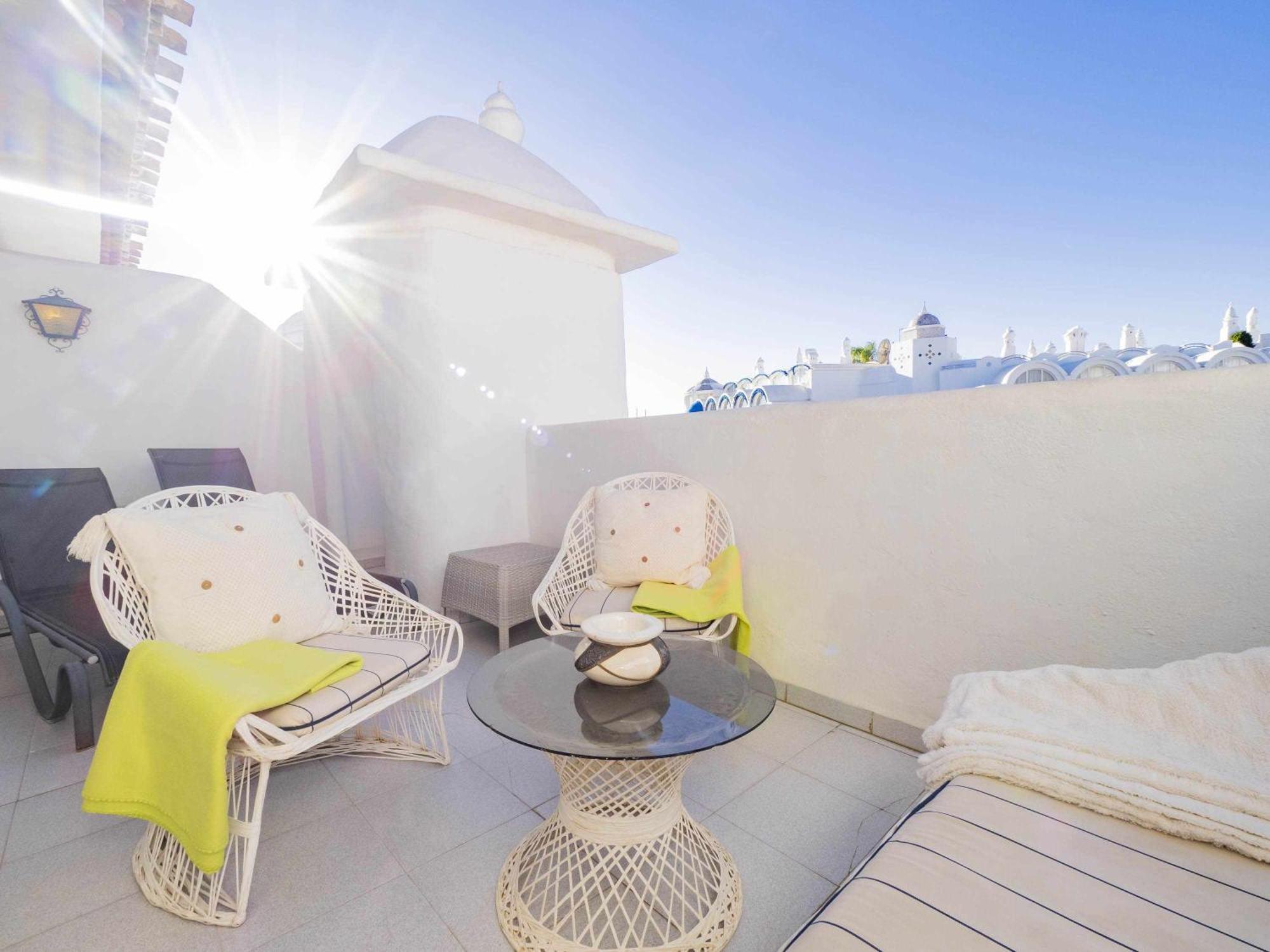 Terraza en la Playa de Benalmádena Apartamento Exterior foto