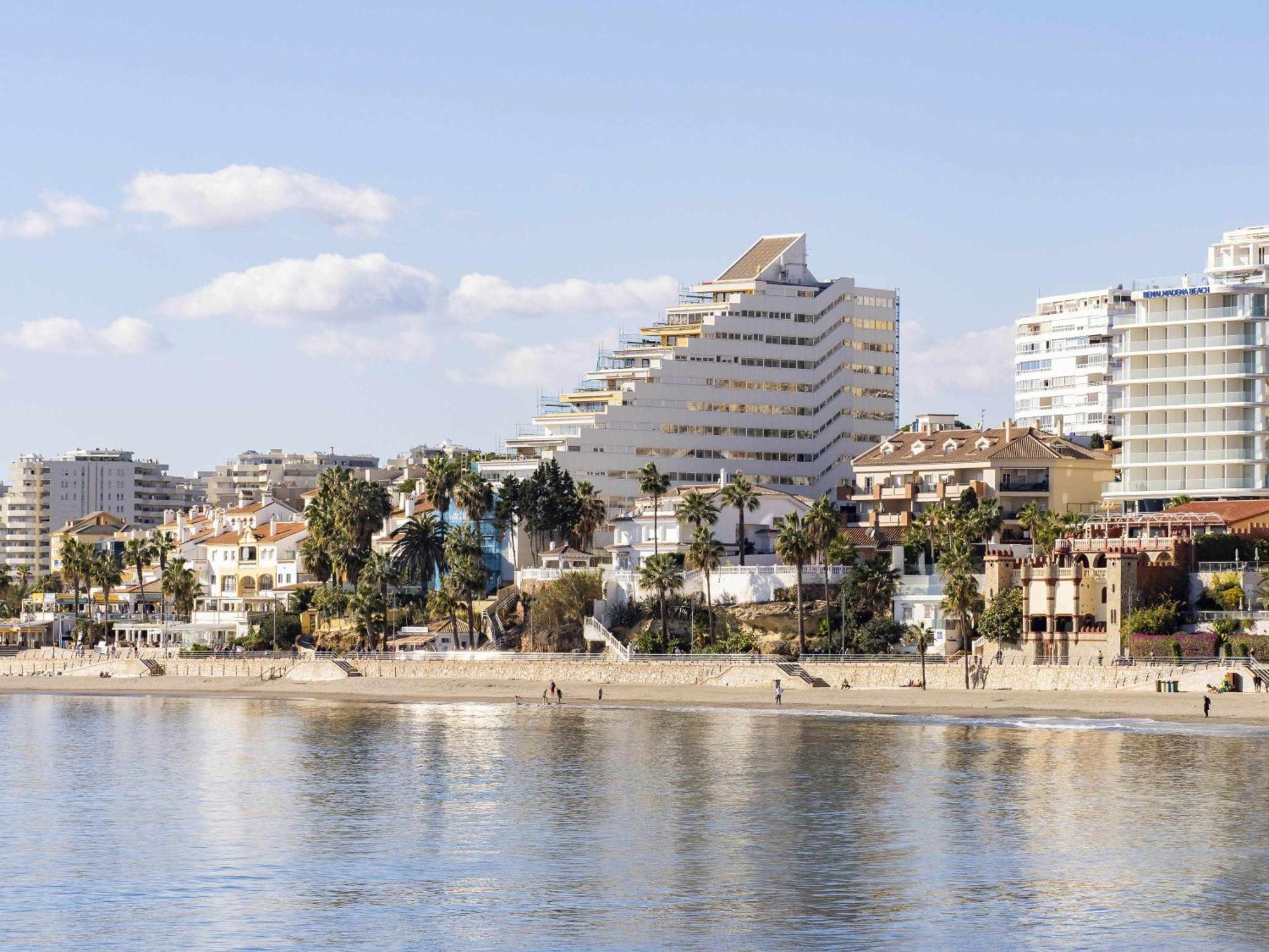 Terraza en la Playa de Benalmádena Apartamento Exterior foto