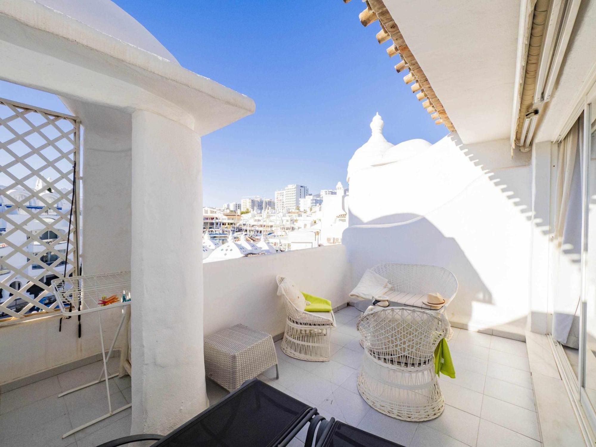 Terraza en la Playa de Benalmádena Apartamento Exterior foto