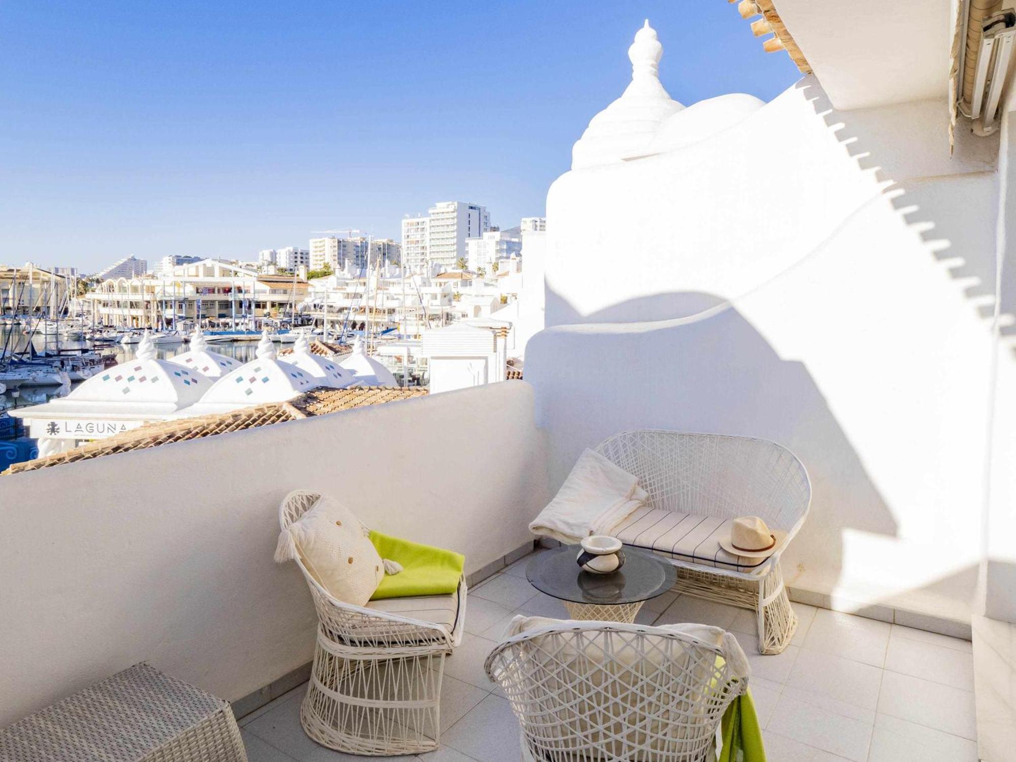 Terraza en la Playa de Benalmádena Apartamento Exterior foto