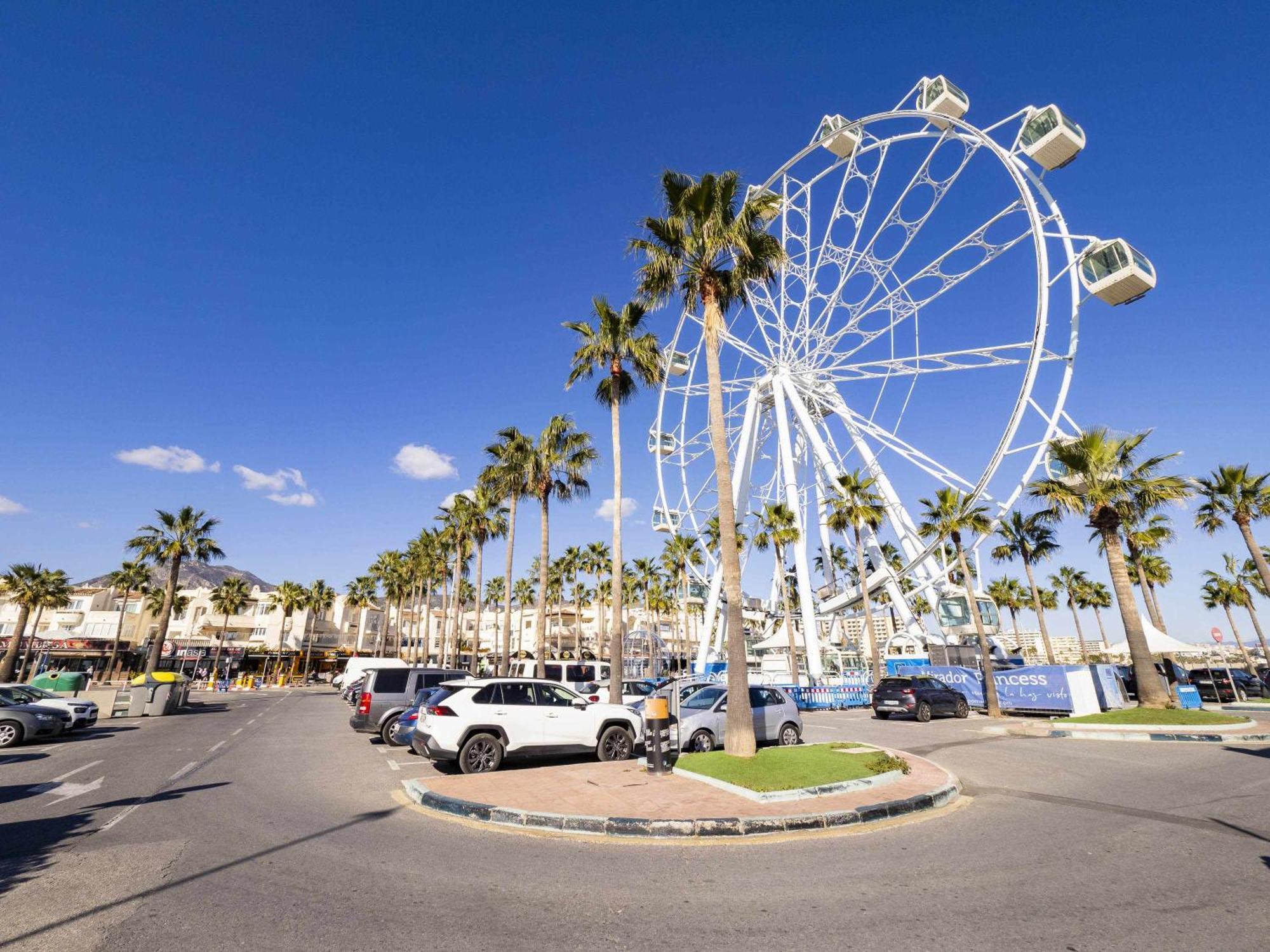 Terraza en la Playa de Benalmádena Apartamento Exterior foto